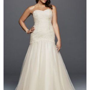 David's Bridal Wedding dress (never worn)
